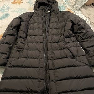 Black XL North Face long jacket